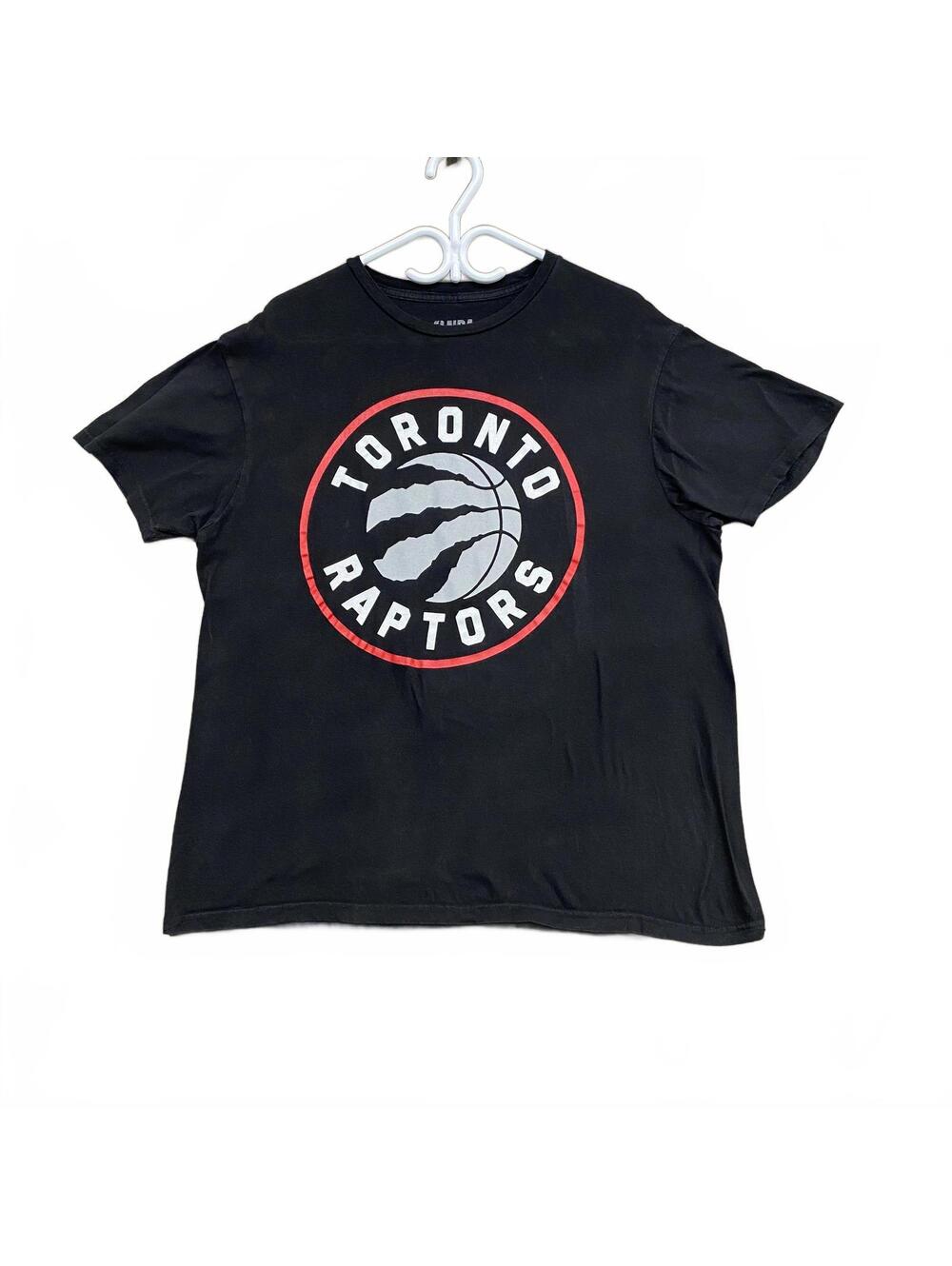 Toronto Raptors NBA Black Logo T-Shirt Size XL 2019 Print Official Merch